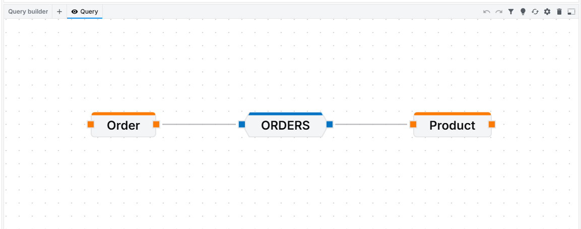 GraphPolaris Query builder panel